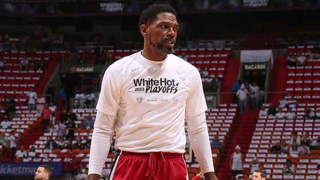 Udonis Haslem during the 2022 NBA Playoffs