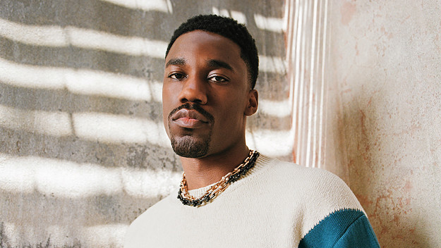 Giveon poses for his Complex interview photoshoot