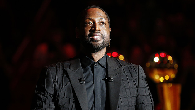 Dwyane Wade Heat Cavaliers 2020 Retirement Ceremony
