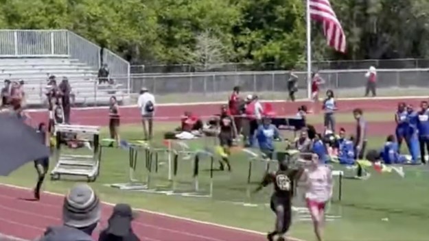 Student athlete sucker punches runner during track meet in Florida