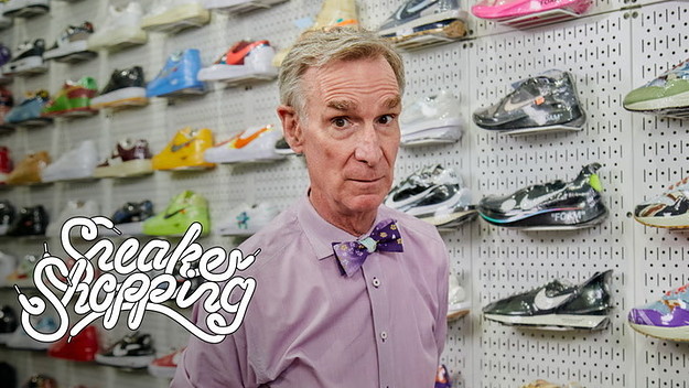 Bill Nye Goes Sneaker Shopping With Complex