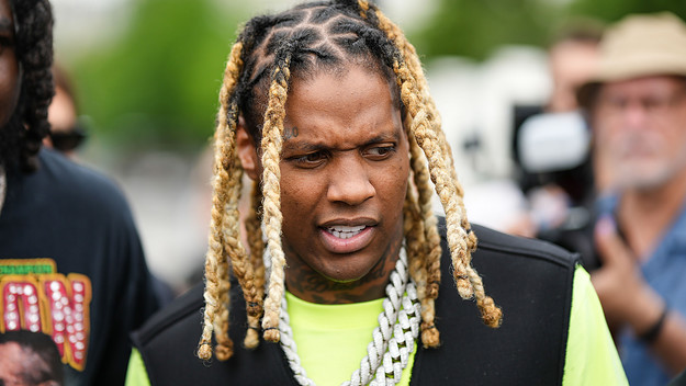 Lil Durk during Paris Fashion Week Menswear Spring/summer 2023