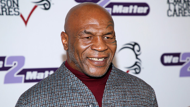Mike Tyson attends the Mike Tyson Cares & We 2 Matter Fundraiser