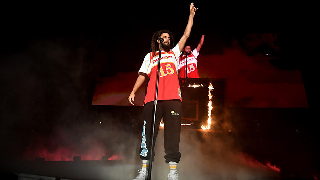 J Cole for Lolla 22 lineup post
