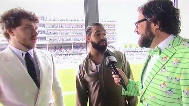 A ‘drunk’ Drake hilariously shades NBC in Kentucky Derby interview