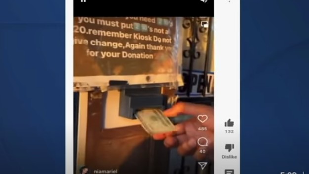weed vending machine attached to house