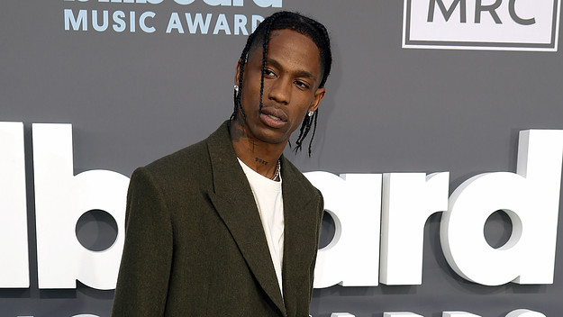 Travis Scott on BBMAs red carpet