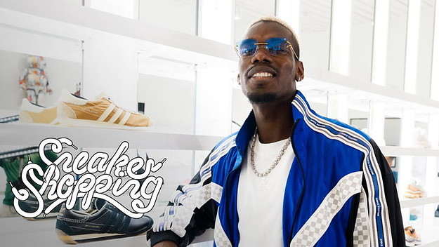 Paul Pogba Goes Sneaker Shopping With Complex