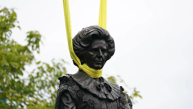 margaret thatcher statue article lead