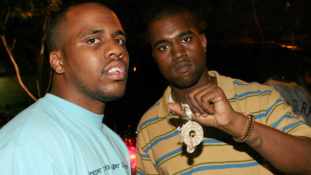 Consequence and Kanye West in 2005