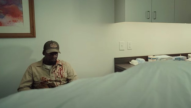 A still from a new Jordan Peele film is pictured