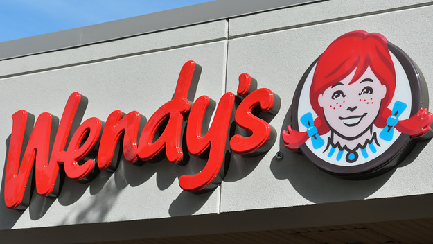 Wendy's logo. On Monday, 30 August 2021, in Edmonton, Alberta, Canada