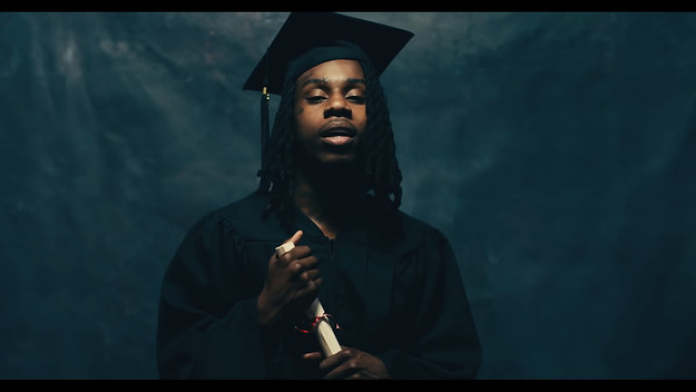 Polo G in the video for his song "Distraction"