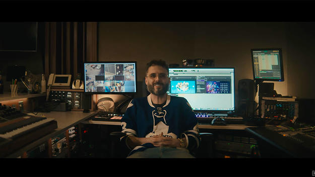 Noah "40" Shebib in his studio