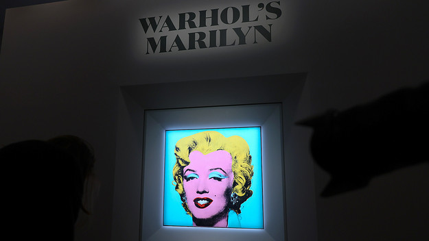 Andy Warhol's iconic ‘Shot Sage Blue Marilyn’ sold at Christie's auction in New York