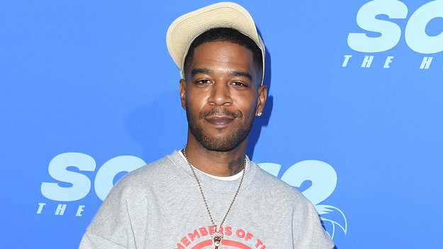 Kid Cudi is pictured at a red carpet event