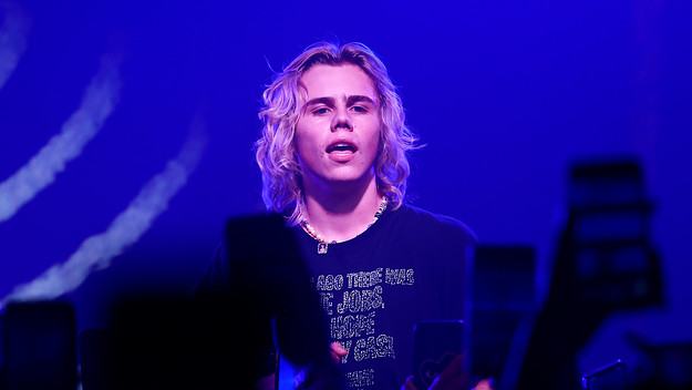 The Kid LAROI performs onstage at Lodge Room on April 21, 2022