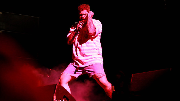 Post Malone performing live