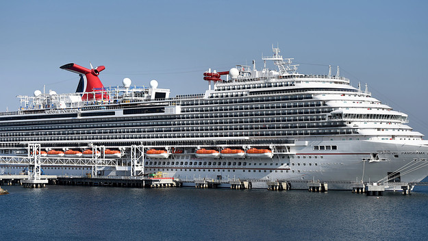 Carnival Cruise ship as seen in central Florida