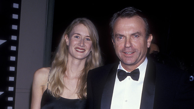 Laura Dern and actor Sam Neill attend event together.