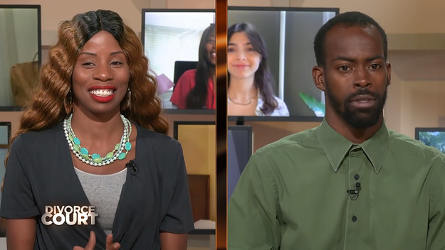 Christina Smalls and George Artis on an episode of 'Divorce Court'