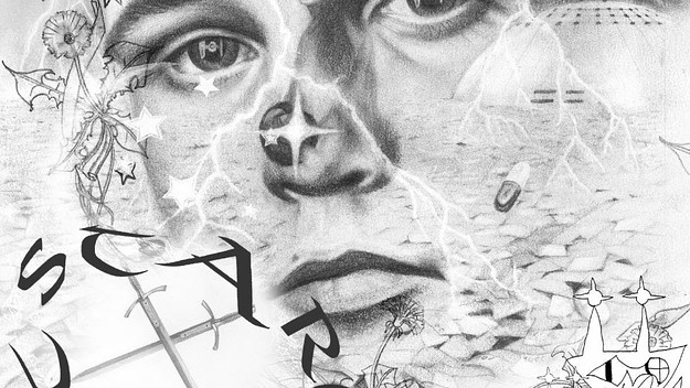 The cover art for Yung Lean's 'Stardust' mixtape featuring Skrillex and fka Twigs