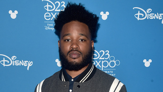 Ryan Coogler on red carpet Disney