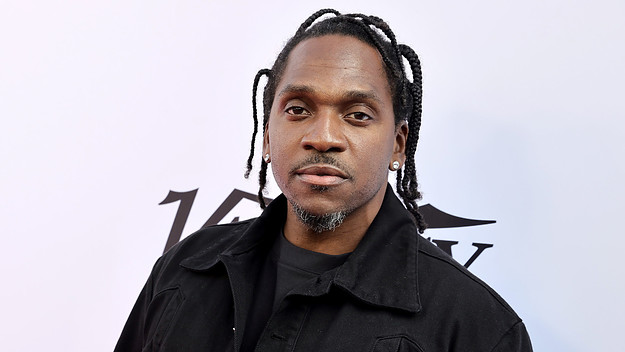 King Push is pictured on the red carpet