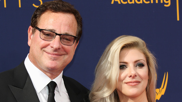 Bob Saget and Kelly Rizzo attend 2018 Emmy Awards