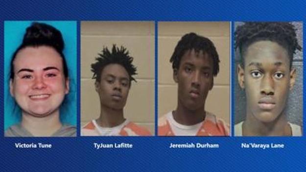 mugshot of four arrested in juvenile escape attempt