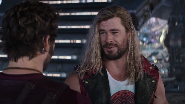 Actor Chris Hemsworth is pictured in a new teaser for an upcoming film