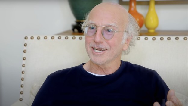 Screenshot of Larry David from HBO Max doc