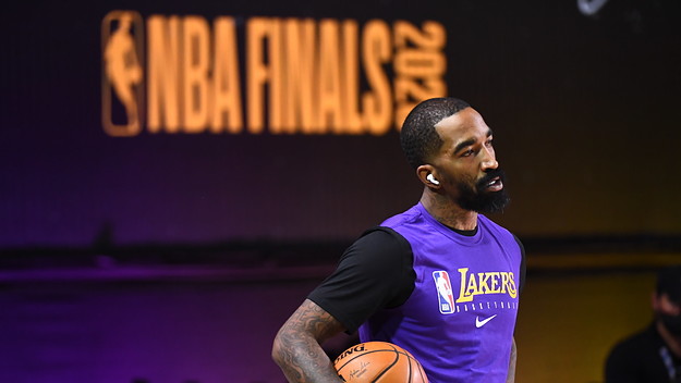 J.R. Smith during the 2020 NBA Finals