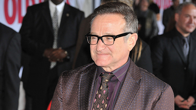 Robin Williams is pictured at a red carpet event