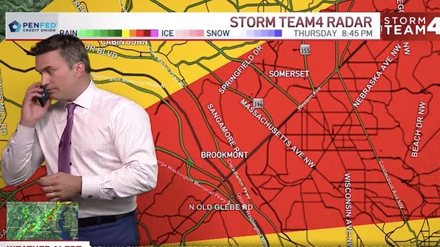 DC-area meteorologist calls kids live on-air to warn them of tornado