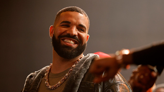 Drake speaks onstage during Drake's Till Death Do Us Part rap battle
