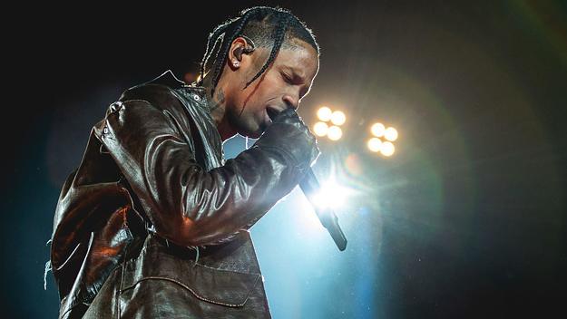 Travis Scott performs at Astroworld Festival