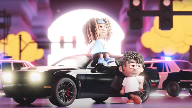 21 Savage and King Von animated video