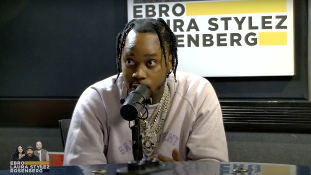 Screenshot of Fivio Foreign at Hot 97