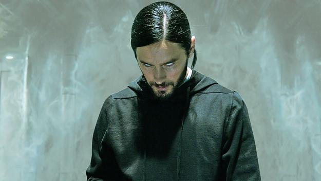 Jared Leto in the titular role in Sony and Marvel's 'Morbius'