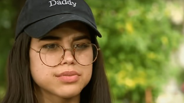 Miya Ponsetto during her CBS interview