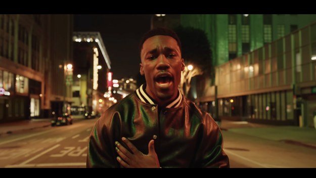 Screenshot of Giveon in new music video "lie again"