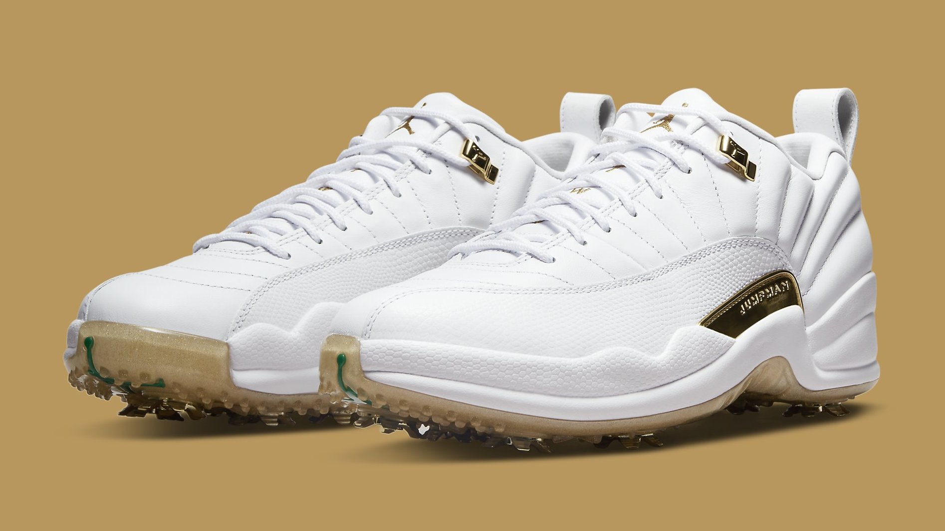 Detailed Look at the 'Metallic Gold' Air Jordan 12 Low Golf