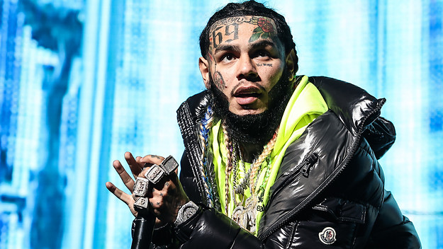 6ix9ine performs at MiamiBash in 2021