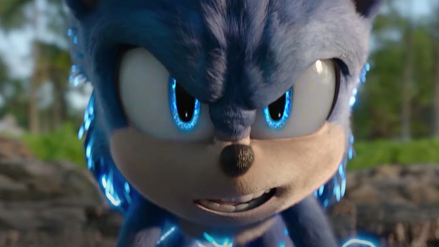 A screenshot is shown from a new Sonic trailer