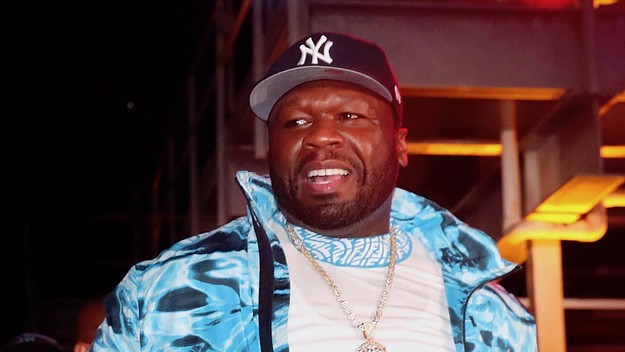 Curtis "50 Cent" Jackson III performs during the Celia Cruz x Skott Marsi NFT Launch