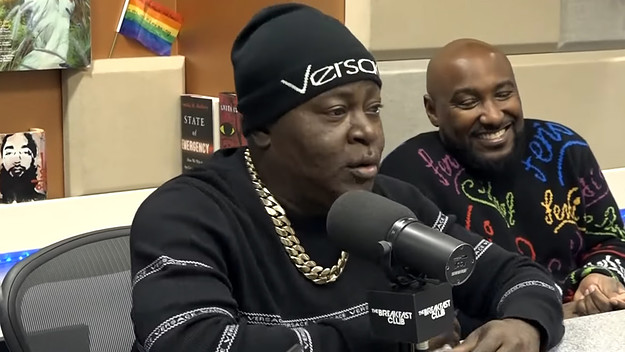 Trick Daddy during an interview on the Breakfast Club