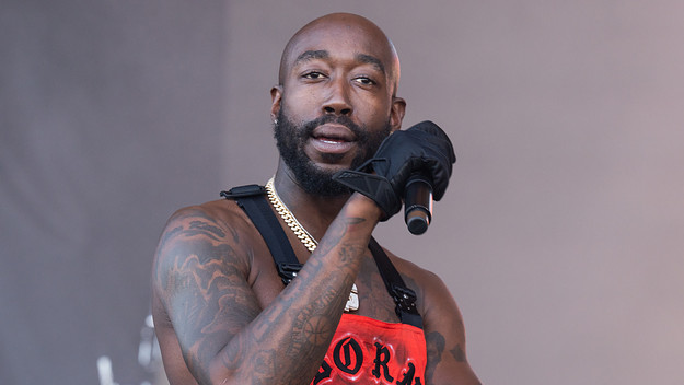 Freddie Gibbs performs at 2021 Rolling Loud