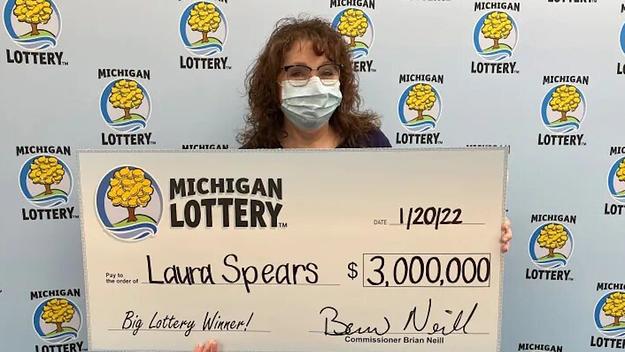 Michigan Lottery winner Laura Spears