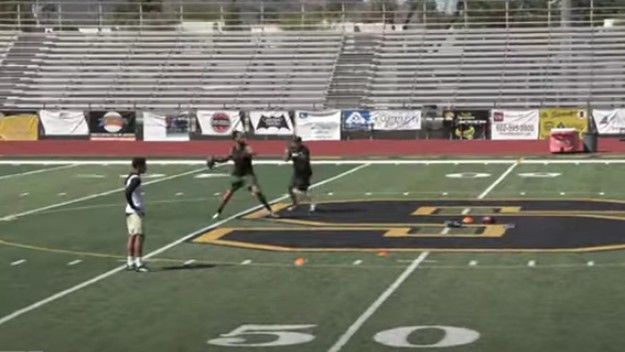 colin kaepernick tyler lockett workout video